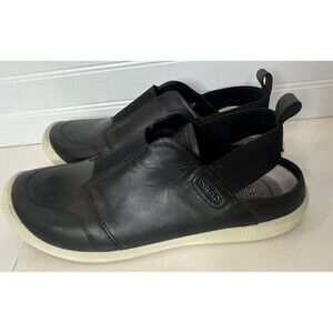 KEEN Lorelai II Slingback Shoes Womens US 9.5 Black Upper Leather SlipOn 1024940
